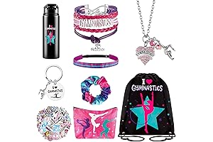 Gymnastics Gifts for Girls - 50 Pieces Gymnastics-Themed Accessories