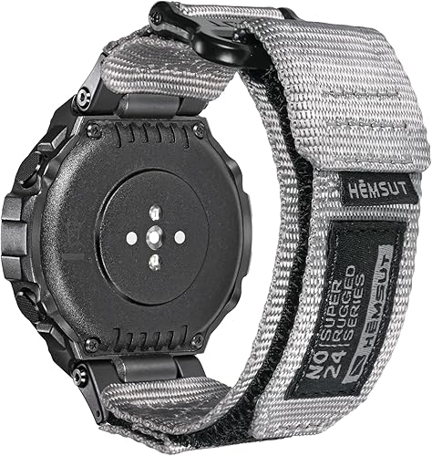 Miniatura 1 de SMITHA Correas de reloj compatibles con Huami Amazfit T-RexT-Rex 2T-Rex ProT-Rex Ultra, correa deportiva de nailon resistente con diseño de bucle