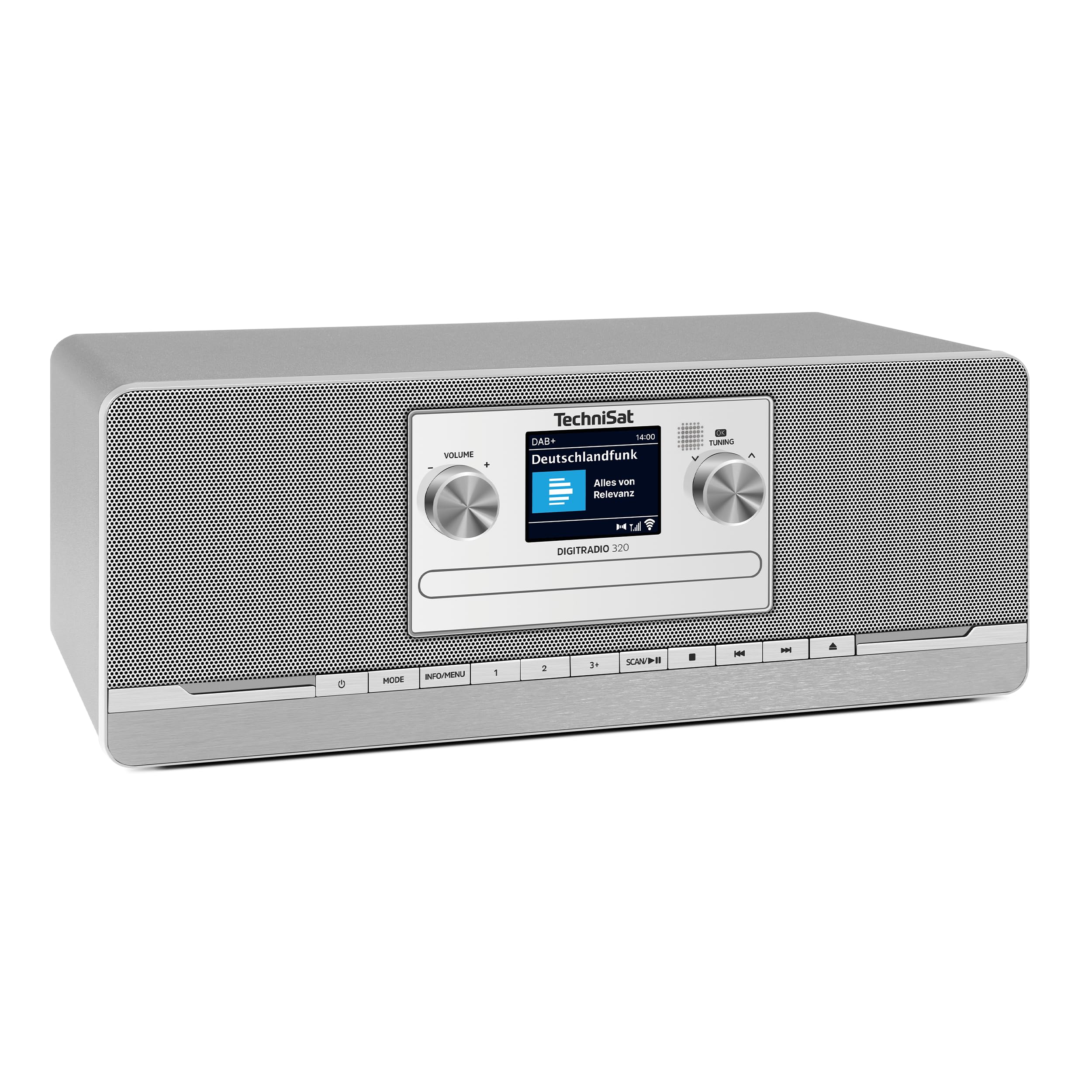 TechniSat DIGITRADIO 320 – Stereo Digitalradio, Kompaktanlage, DAB+ & UKW