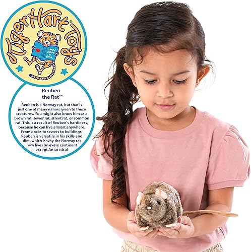 Miniatura 2 de Reuben The Rat - 7 Inch Stuffed Animal Plush Mouse