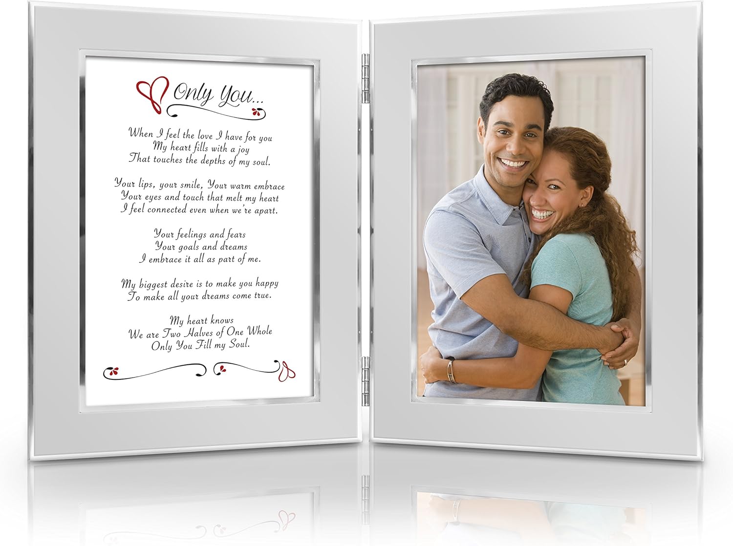 BEST Romantic Christmas Gift Valentine Anniversary, Gift for Her, Him, Wife, Husband, Girlfriend, Boyfriend, Soulmate, Lover. Date Night Gift. Romantic Poem + Your Favorite Photo = Custom Poetry Gift