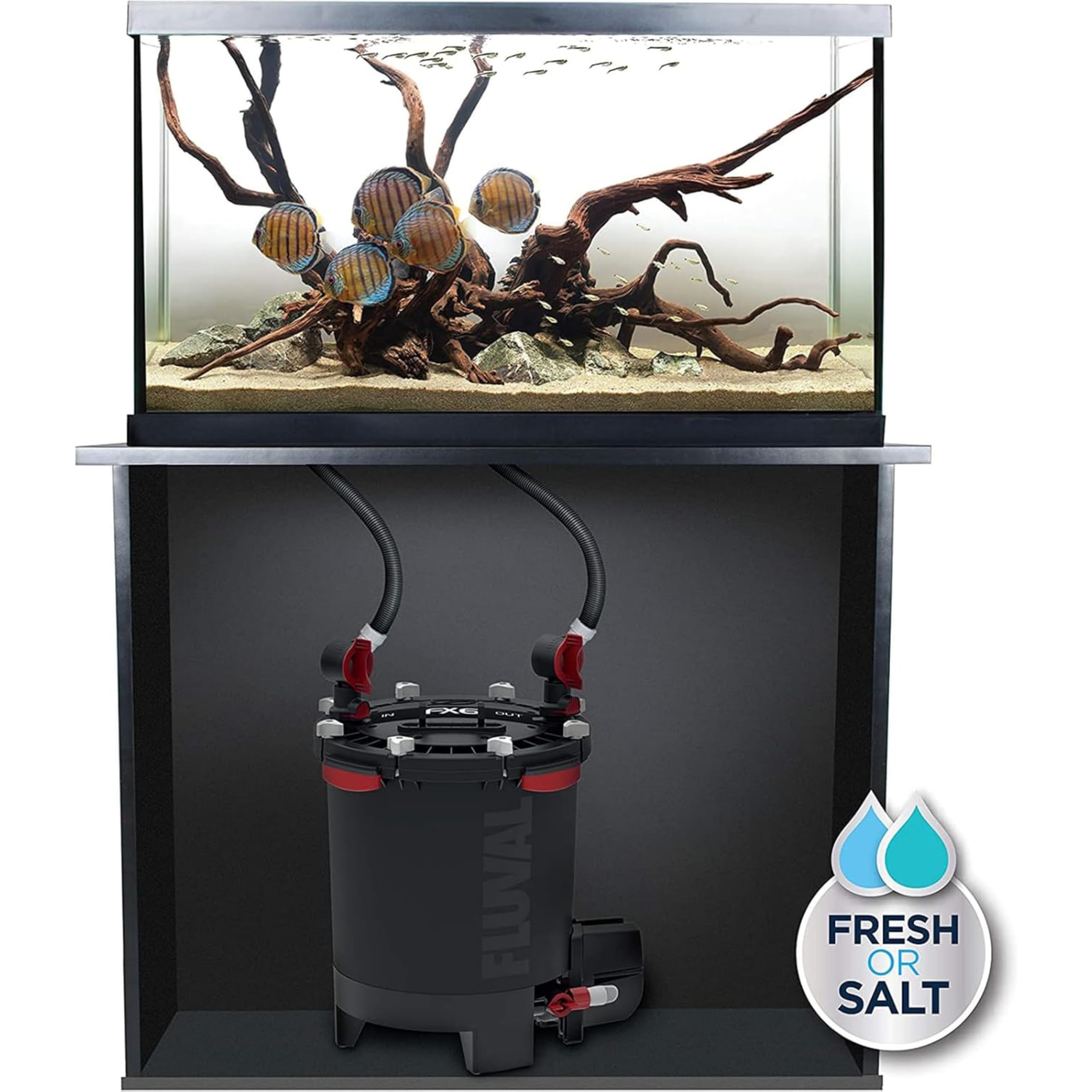 Fluval Filtre Extérieur pour Aquarium FX6 Débit Max 3500 L/H