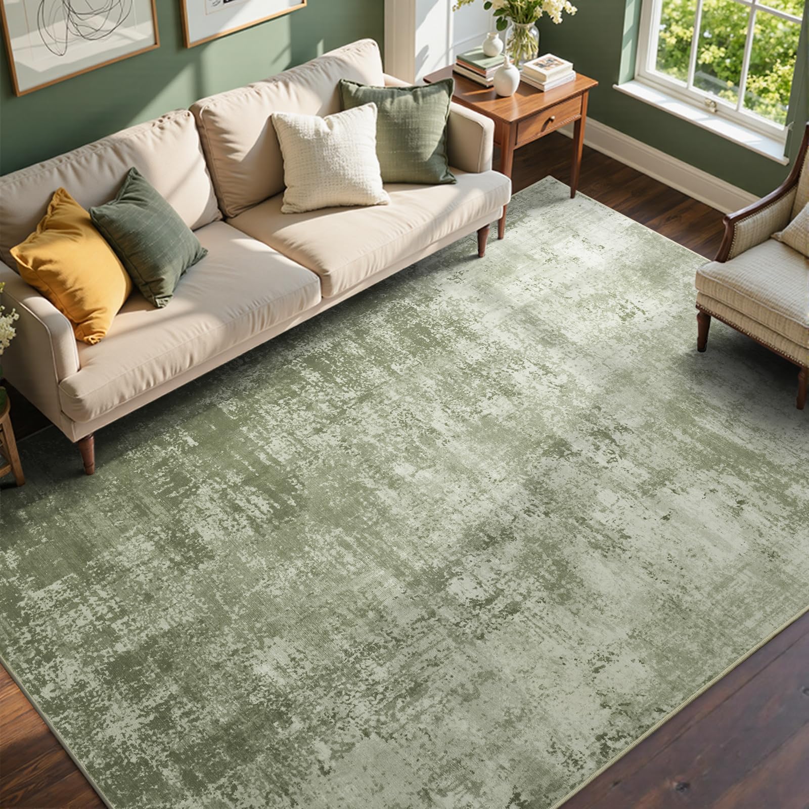 Photo 1 of Cuzwlovita 6x9 Ft Abstract Area Rug