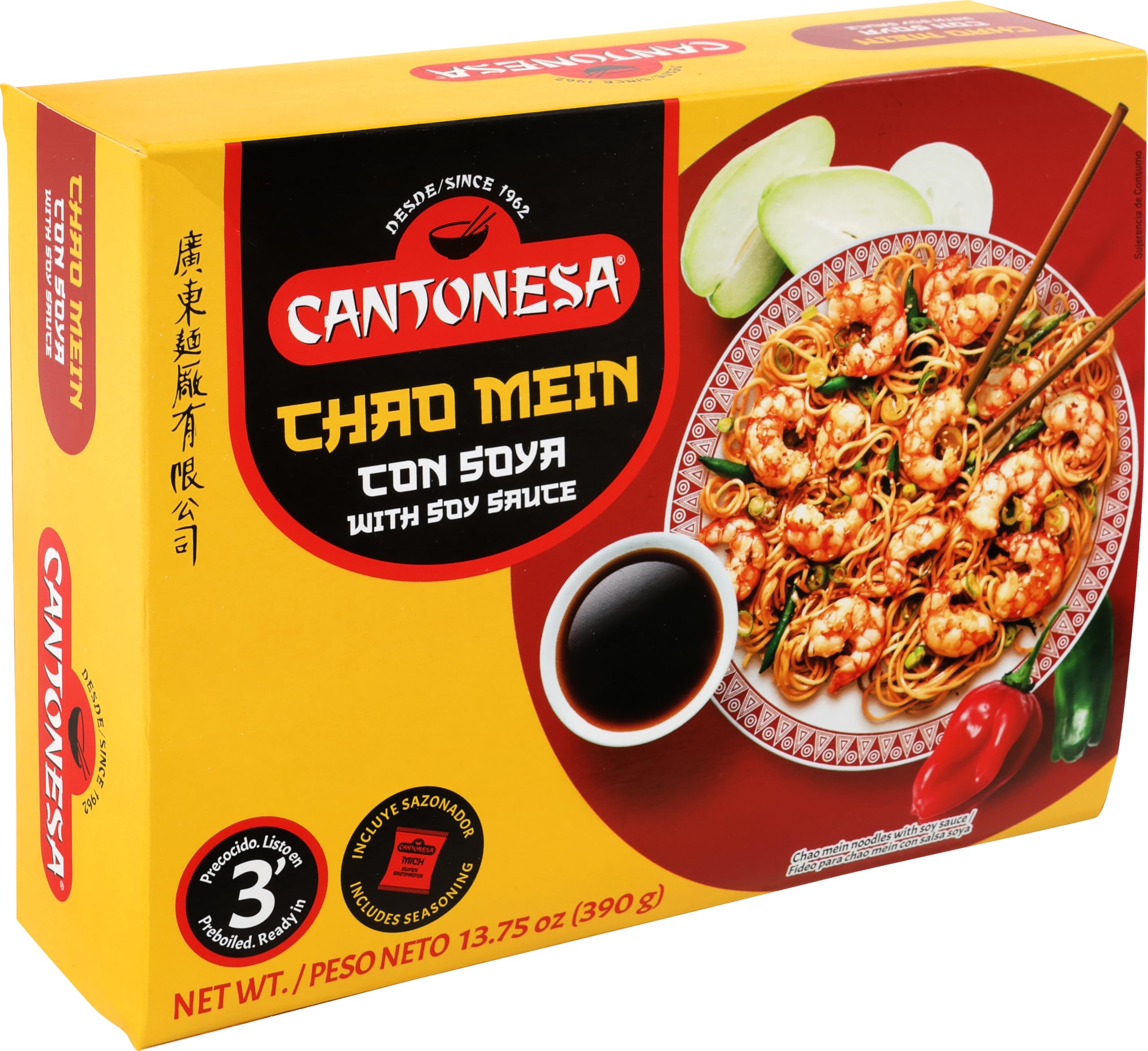 Cantonesa Chao Mein Noodles With Soy Sauce, 12 Ounce