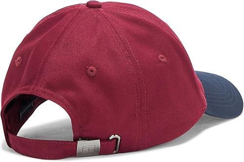 Miniatura 2 de Tommy Hilfiger Gorra de béisbol ajustable con logotipo de bandera de algodón para hombre