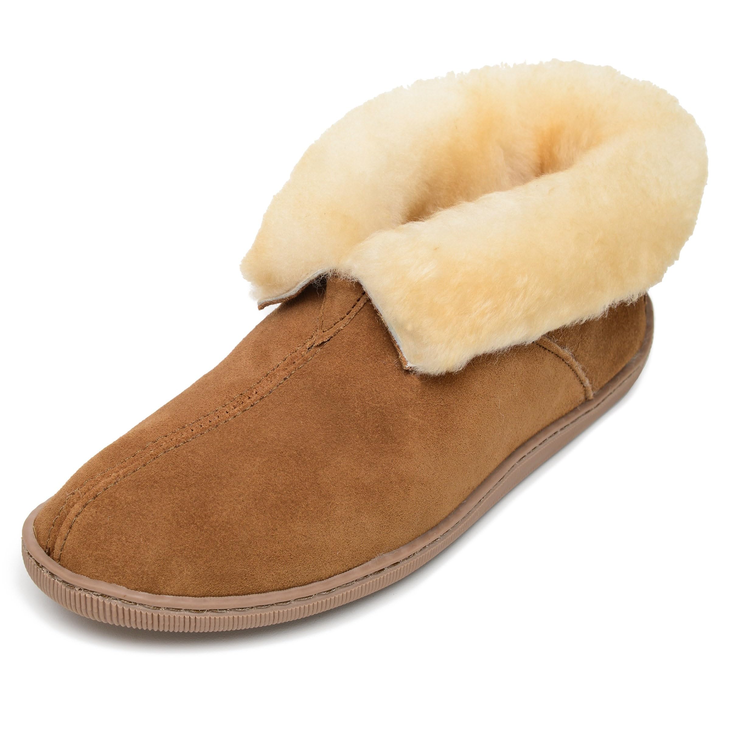 Minnetonka Mens Sheepskin Ankle Boots