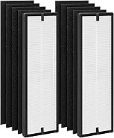 Vista 1 de Filtro de repuesto HEPA NEA-F1 para purificador de aire Eureka NEA120 y para Toshiba Smart WiFi Air Puri-fier CAF-W36USW - Paquete de 2 filtros HEPA