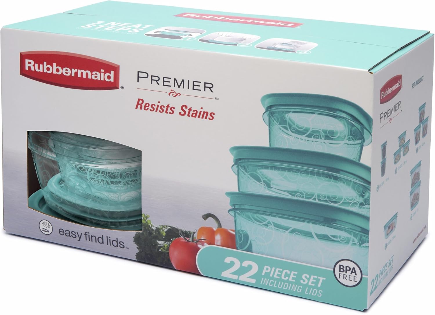 Rubbermaid Premier 22piece Food Saver Storage Container
