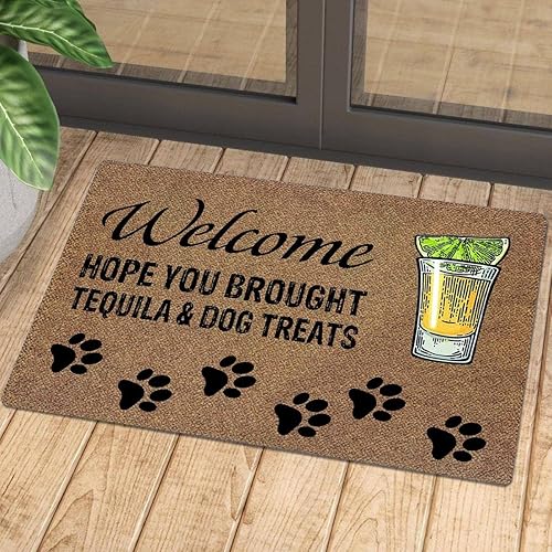 Tapete de entrada para interiores, porche, bienvenida, antideslizante, tapete de baño, diseño de jugo de verano, tapete con texto en inglés "Hope