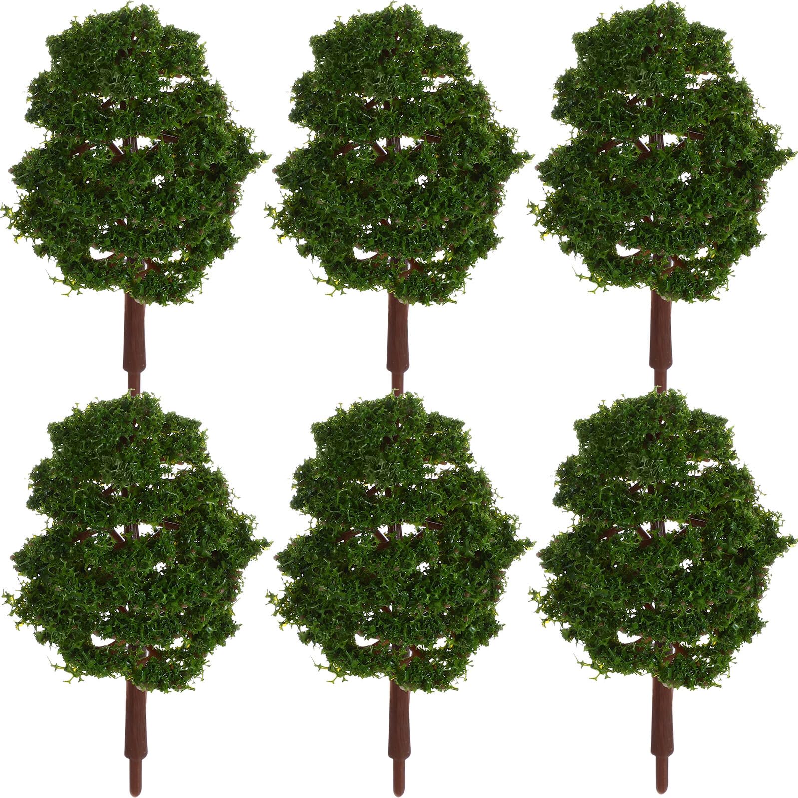 Mini Arbre Artificiel Vert pour Maquette, Lot de 20 Pièces 1: 100
