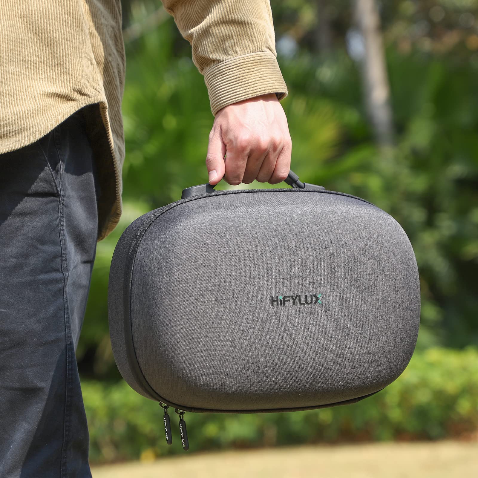Custodia per il trasporto VR borsa portaoggetti per PS VR2, auricolare VR e controller borsa da viaggio organizer protettivo, custodia accessori di supporto interni per l'assorbimento degli urti