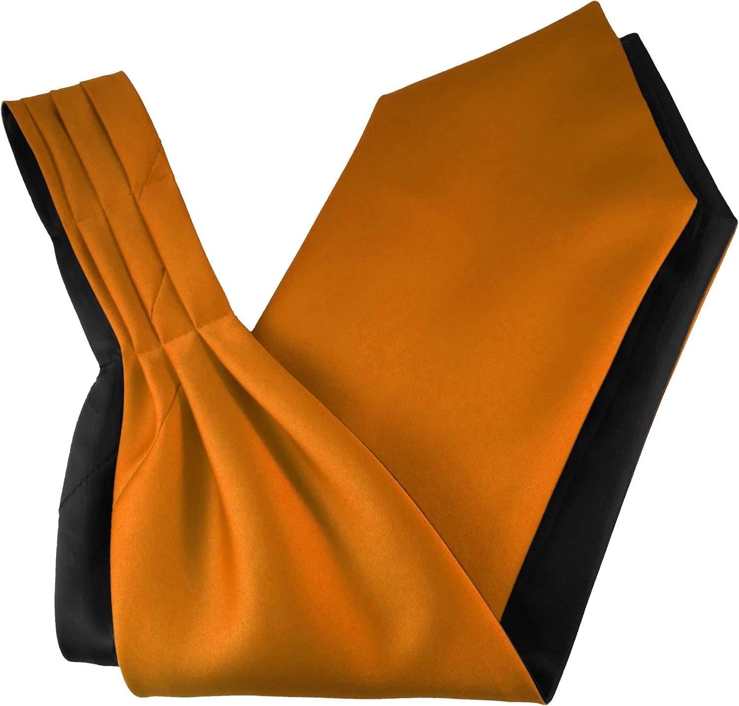 Great British Tie Club Men's 100% Satin Reversible Ascot Cravats