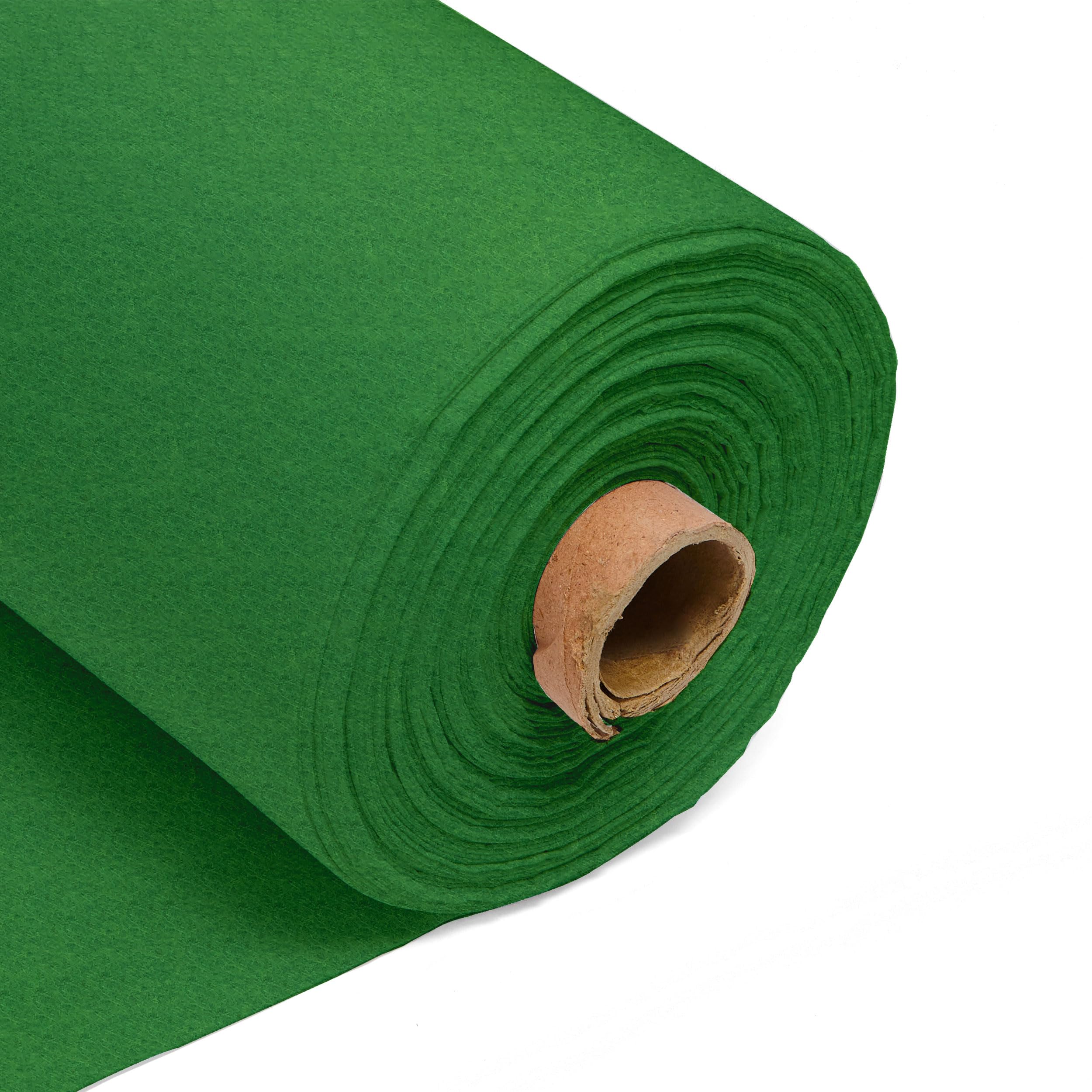 Craft Queen LTD Felt Fabric 60 Inch Wide – Soft Craft Felt Sheets & Rolls, Large Material for Sewing, Patchwork, Christmas, DIY, Art & Craft Projects (Meadow,10 Metre)