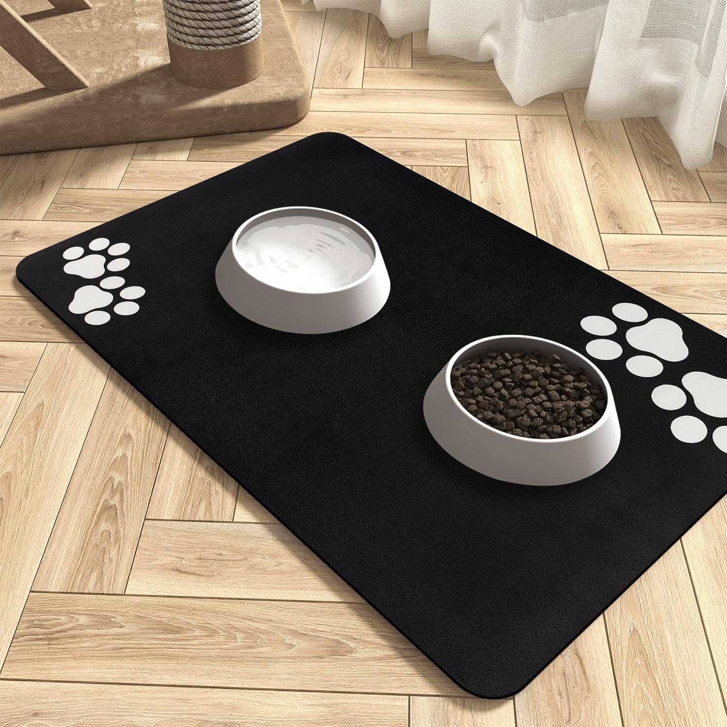 Gamelle Et Tapis Antidérapant Yummynator Pour Chien Et Chat