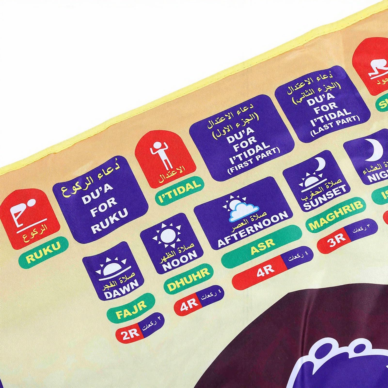 Tappetino Educativo Elettronico per Bambini con Strumento di Apprendimento con Interazione Vocale per Uso Domestico Ed Esterno In Plastica Leggera