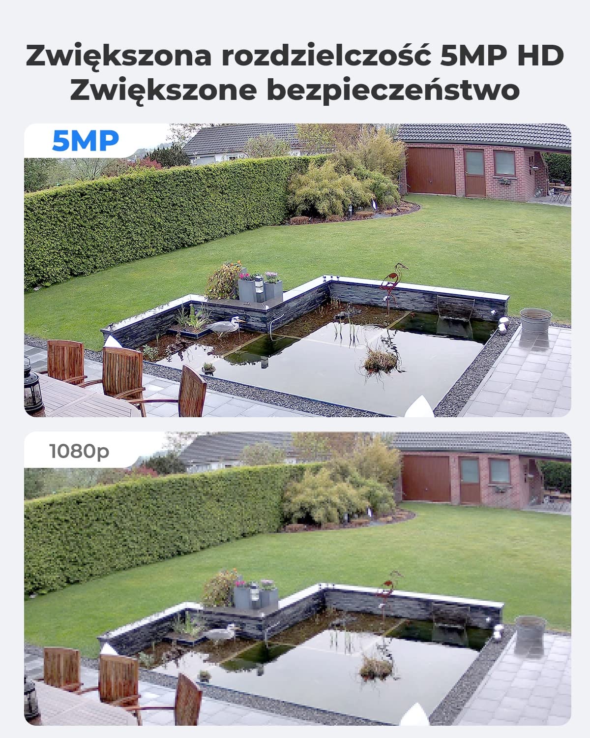 Reolink Zewnętrzna Kamera Monitoringu PoE z Wykrywaniem Ludzi/Pojazdów, Pogodoodoprność IP67, Kopułowa Kamera CCTV IP, Kamera Monitoringu z Nagrywaniem Audio i Funkcją Timelapse RLC-520A