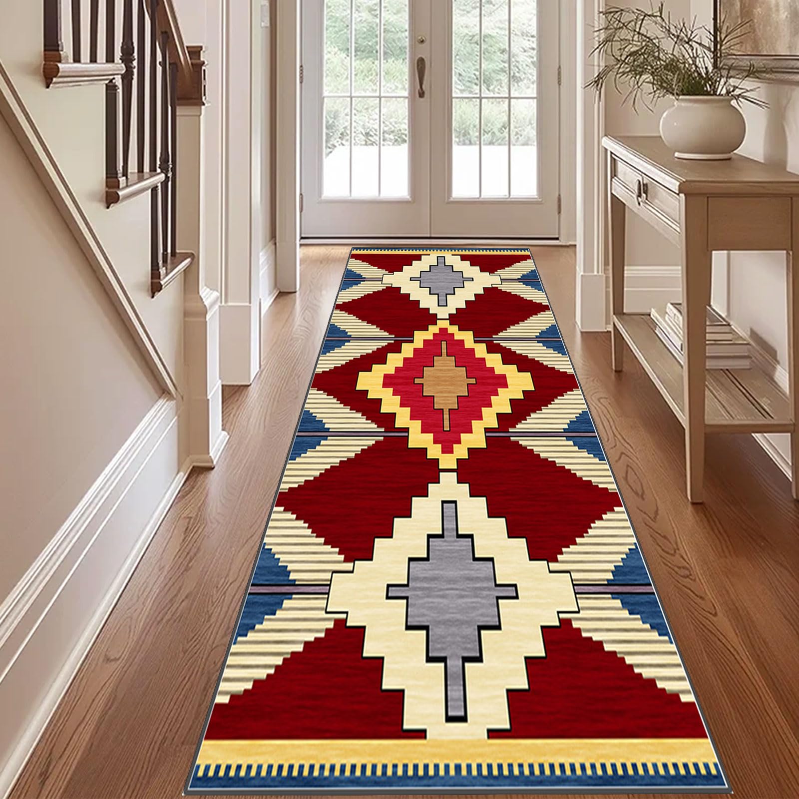 Tapis de cuisine devant évier 110x540 cm antidérapant et lavable grand format