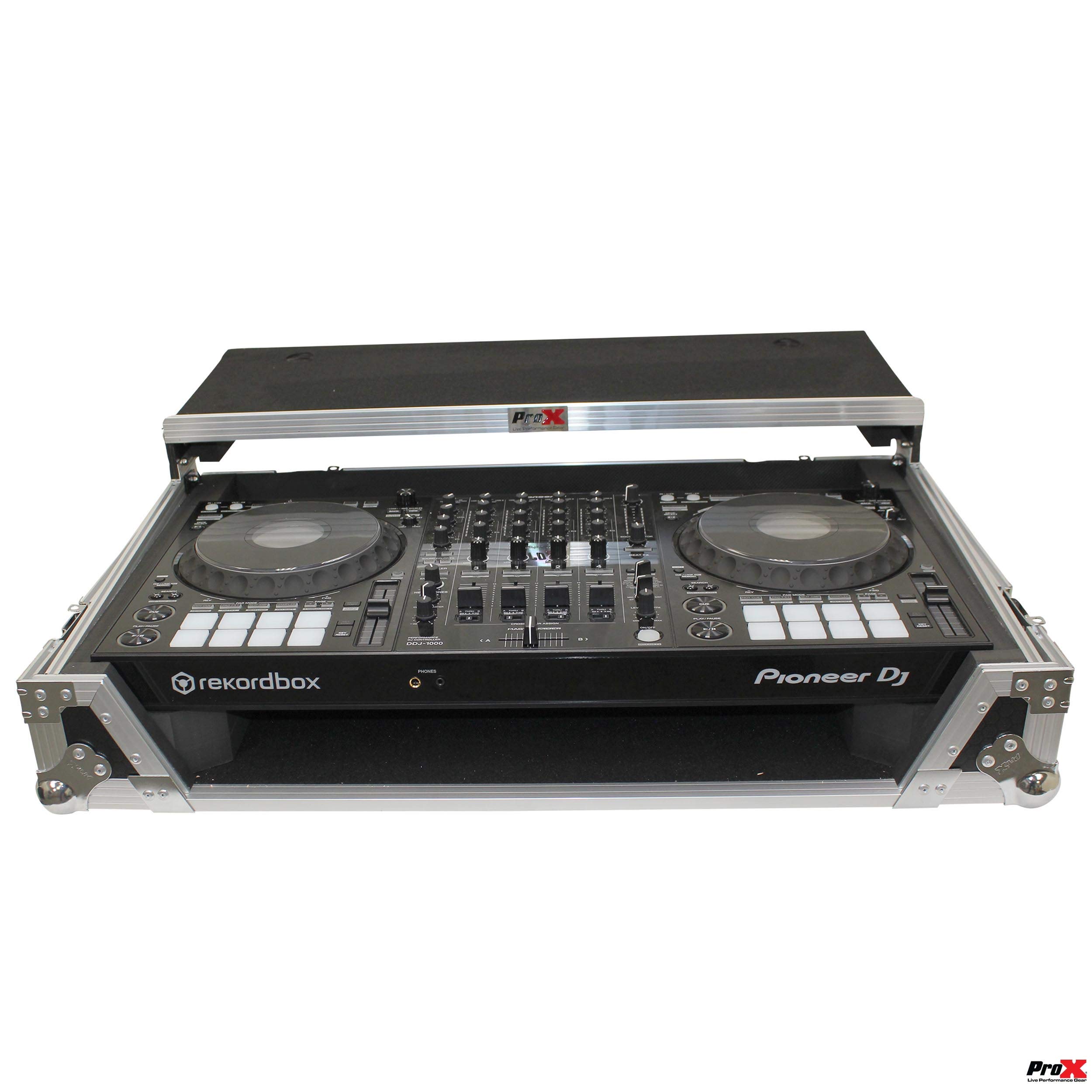 Digital Controller Flight Case W-Laptop Shelf and Wheels for