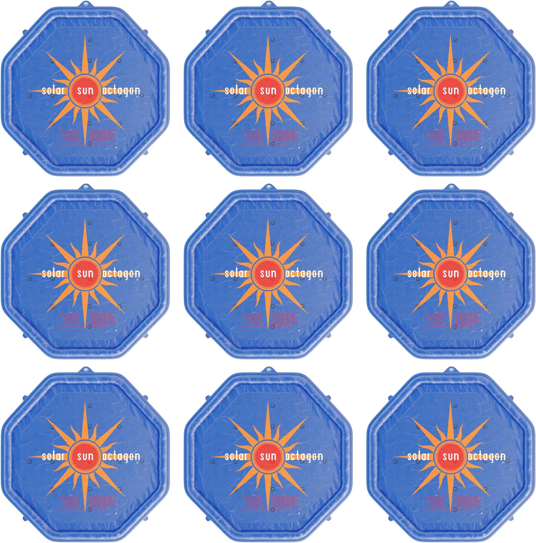 Solar Sun Rings Octagon Sunburst (9 Pack)