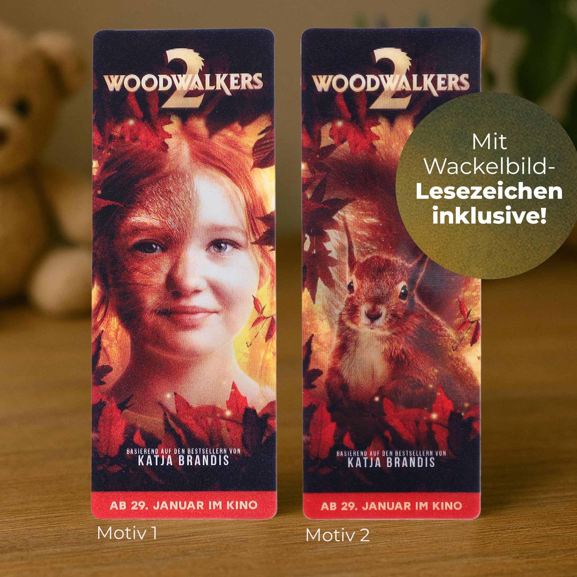 Woodwalkers Bücher Set Band 1–6 von Katja Brandis – Die komplette erste Staffel der Bestseller-Reihe | Carags Verwandlung bis Tag der Rache | inkl. exklusivem Woodwalkers 2 Film Wackel-Lesezeichen