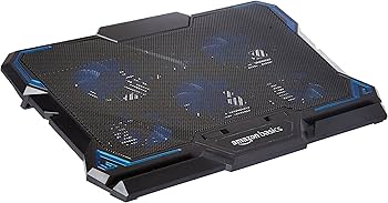 Amazon Basics Laptop Cooling Pad with LED Lighting Effect | USB