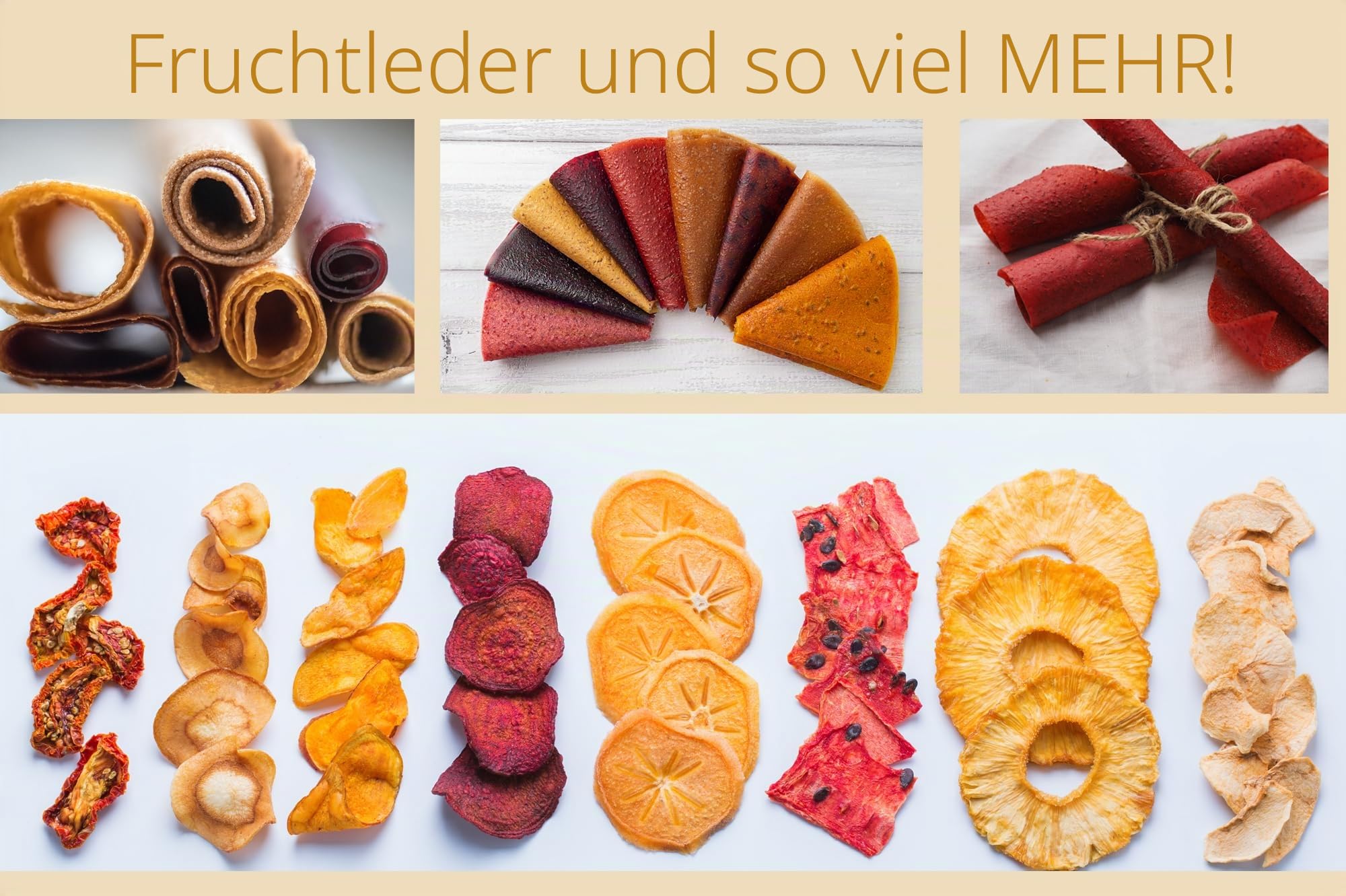 Bright Kitchen 4 Fruchtleder Silikon Dehydrator Blätter mit Kanten - ungiftig für Nesco runde Dehydratoren Lippenform halten Teig Flüssigkeiten Obst Frucht Leder Kreis Wiederverwendbar Antihaft