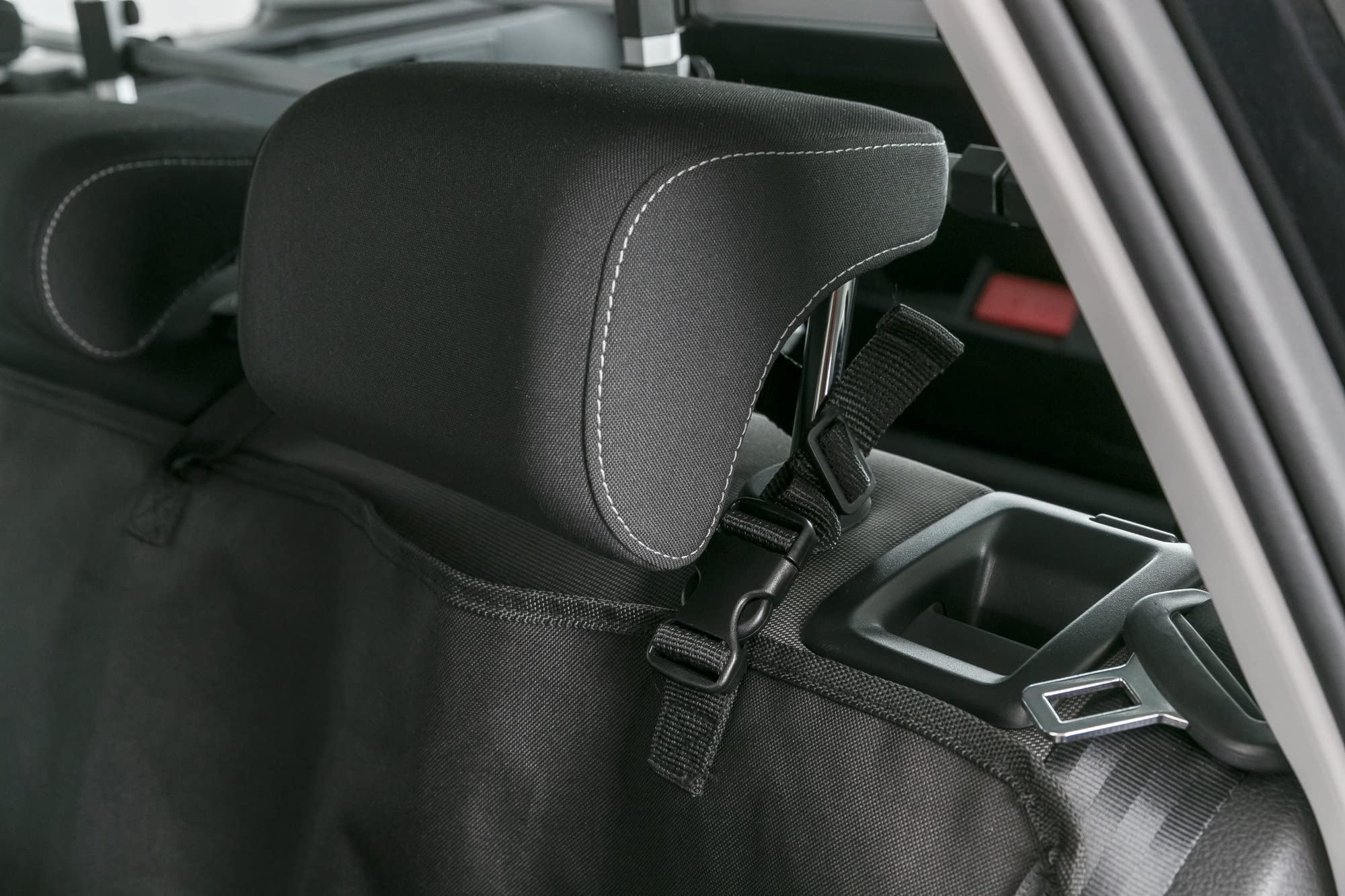 Trixie Funda Protectora Asientos Coche con Partes Laterales, Divisible, Negro, 1,55 × 1,30 m
