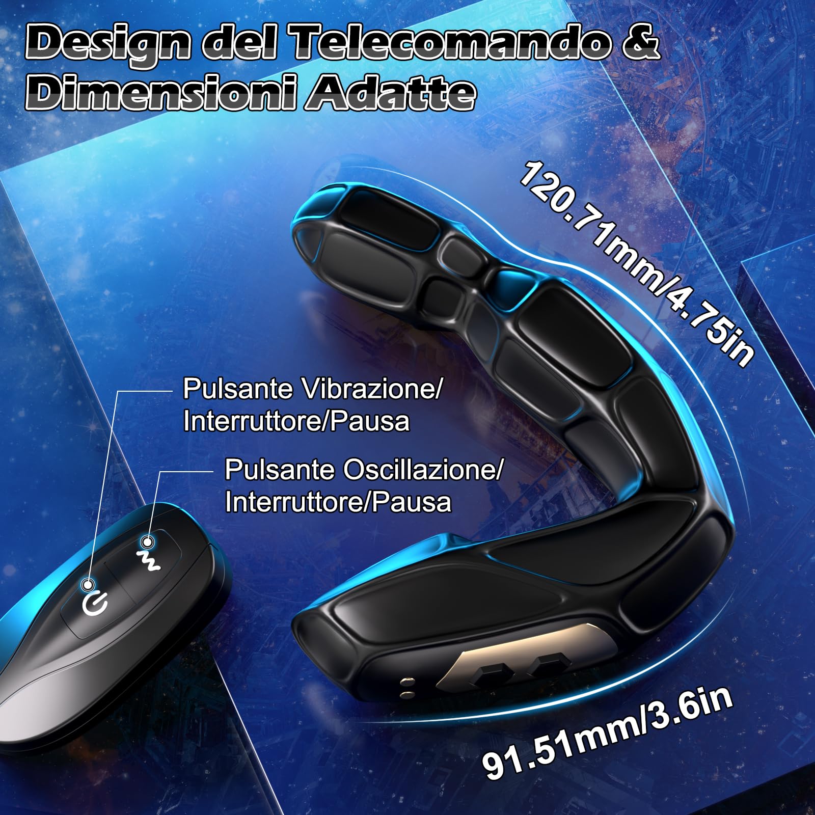 Vibratore Anale Plug sex toys con Telecomando, Sex Toys Anali Dildo con 10 Modalità di Rotazione e 10 Modalità di Vibrazione Sextoysdonna, Plug Anale da Uomo Prostata Vibratore Toys per Donna