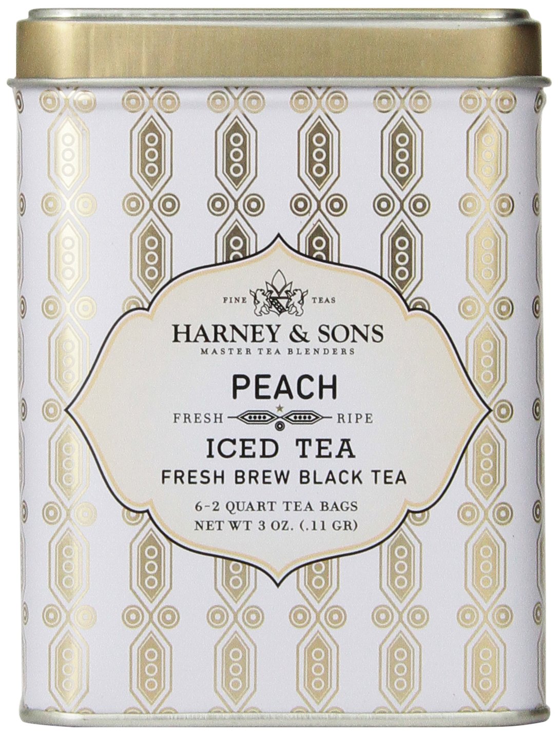 Harney & Sons Peach Iced Tea | Six 2 Qt Teabags