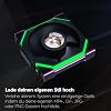 مروحة Lian Li UNI FAN SL لاسلكية LCD مقاس 3x120 مم مع غطاء أسود (G99.12SLLCD1W3B.00)