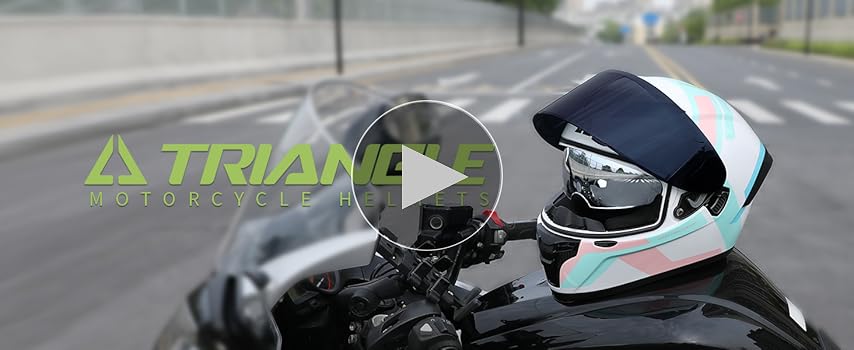 Amazon.com: TRIANGLE Motorcycle Helmets Full face Helmet for