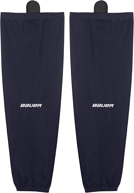 Bauer Hockey Flex Performance Sock, Navy Blue (Adult L-XL (30"))
