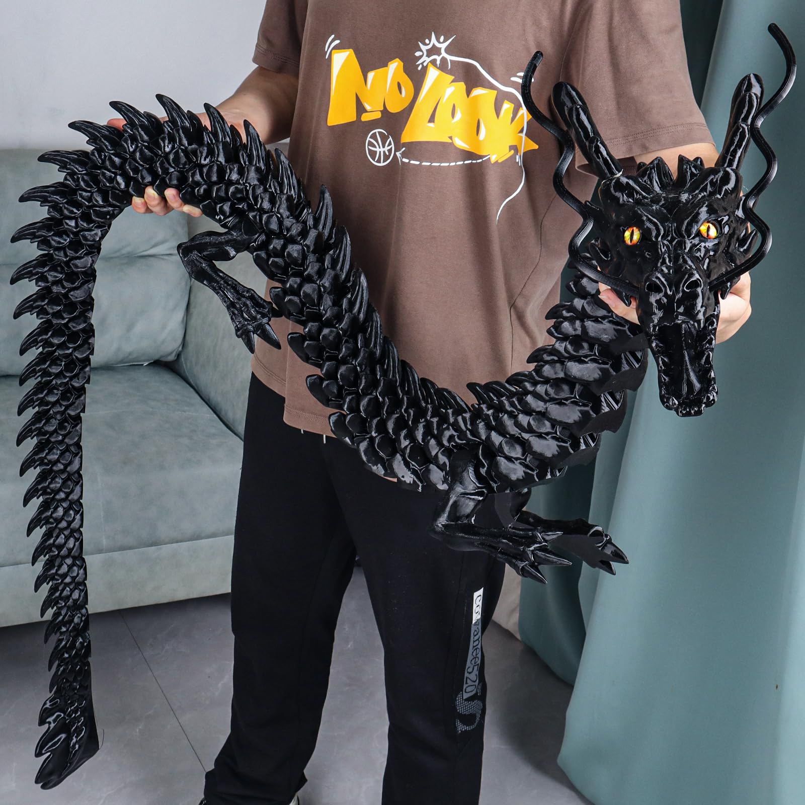 Amazon.com: critigulf Crystal Dragon Figure 82 Inch XXL
