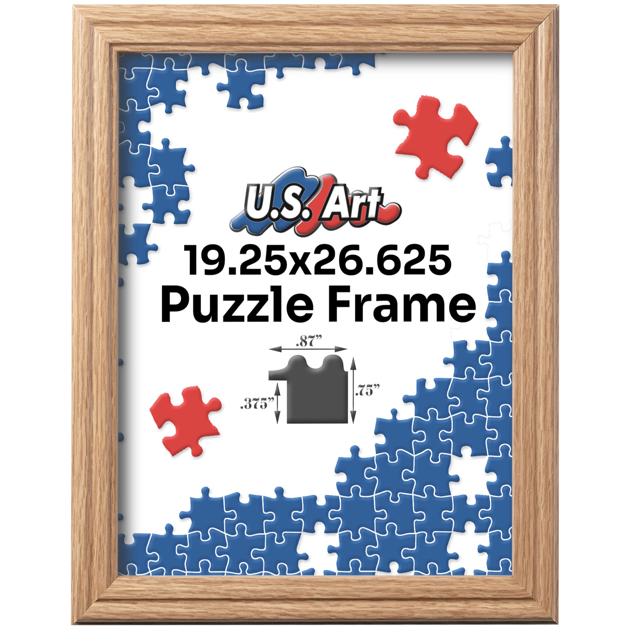 Amazon.com - US Art 19.25x26.625 Oak Puzzle Frame .75