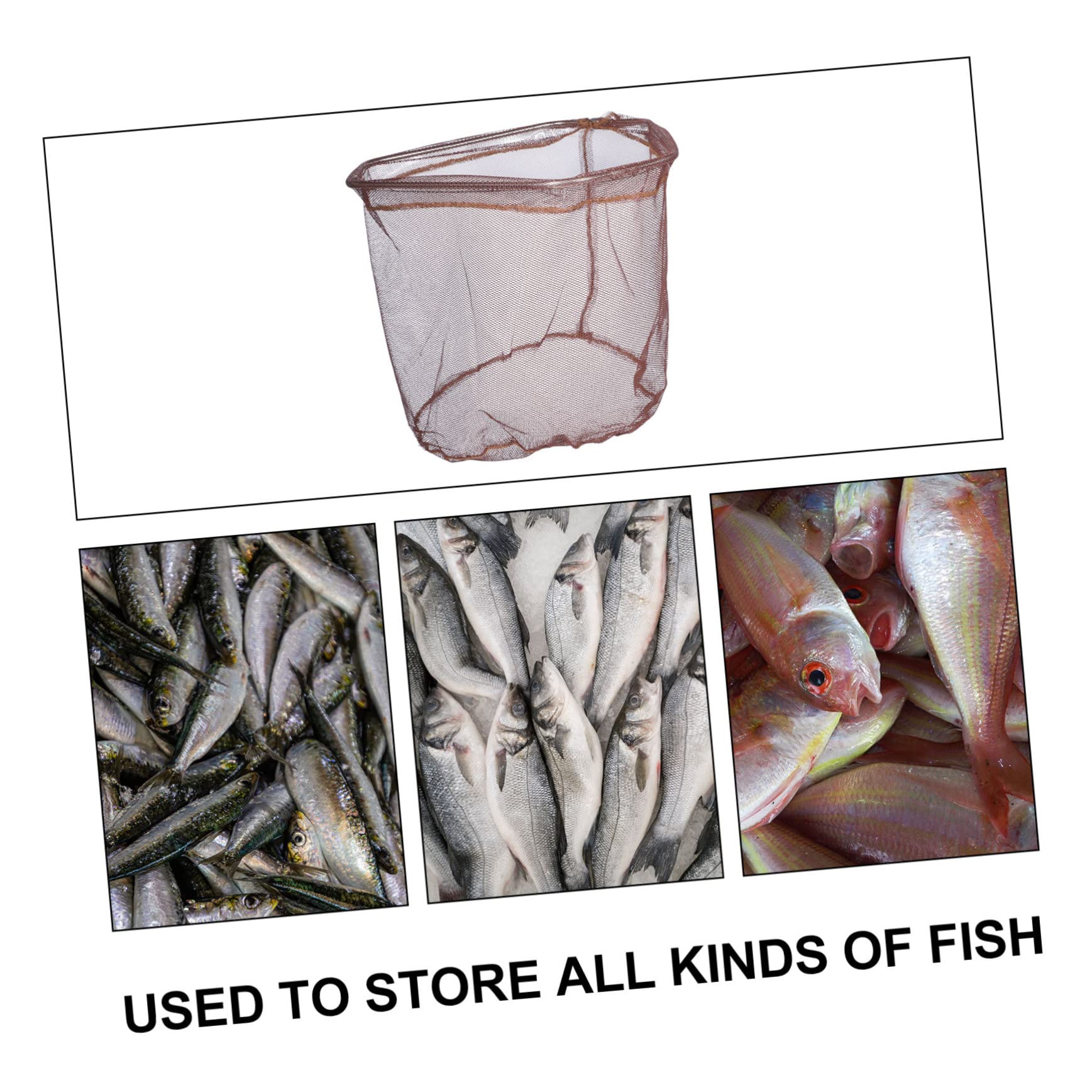 TOYANDONA Guadino Pesca in Nylon e Acciaio Inox, Rete Sostituibile per Pesci, Leggero e Delicato sui Pesci, per Laghetti e Pesca