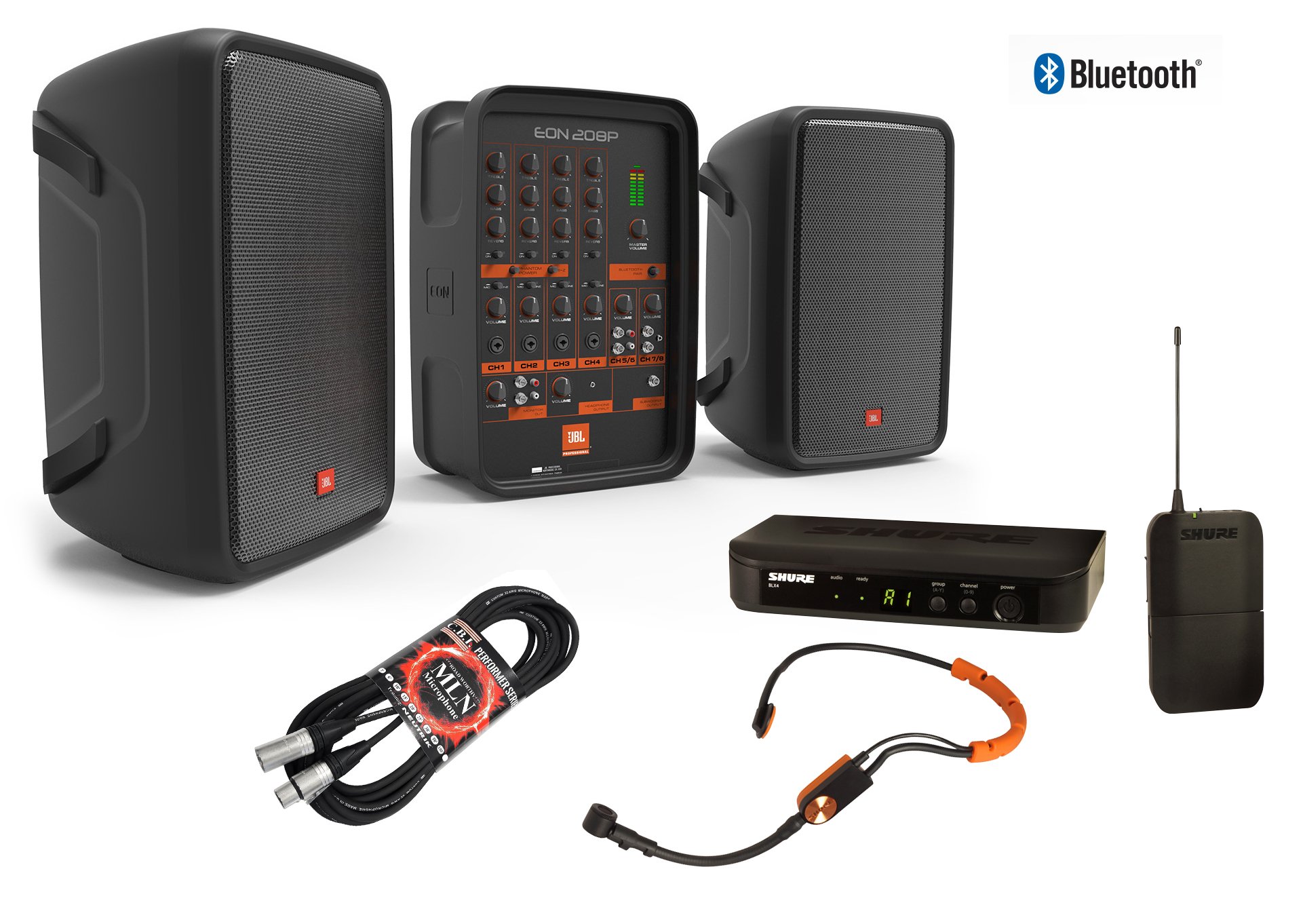JBL EON208P All-In-One Portable PA 