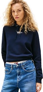 Tommy Jeans Women's Tjw Reg Ess Logo 2 Hoodie Ext Dw0dw20943 Pullover Hoodie