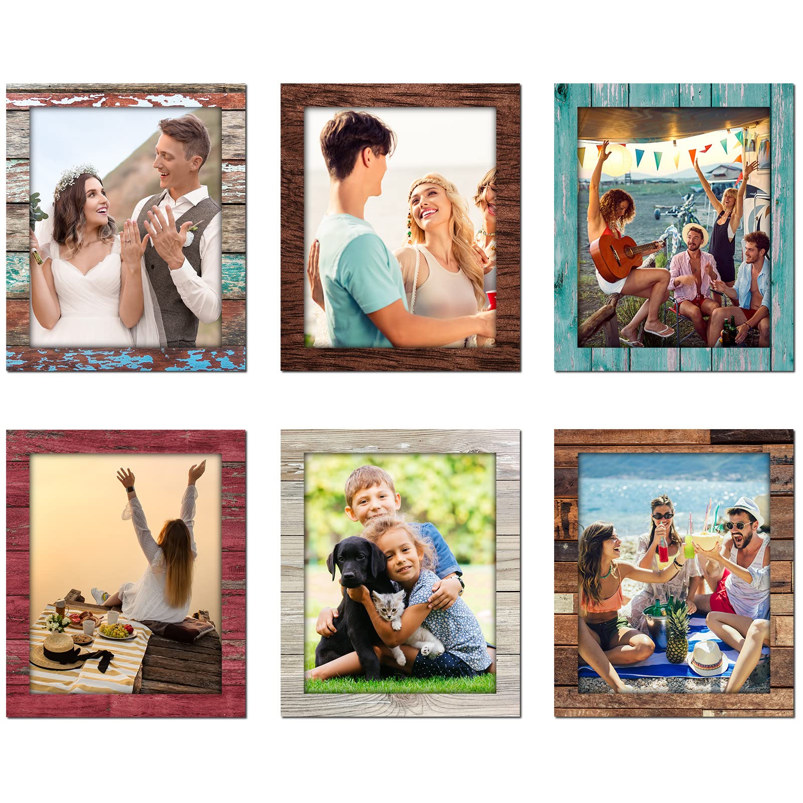 Buy Tatuo 6 Pcs Picture Frames for Fridge Christmas