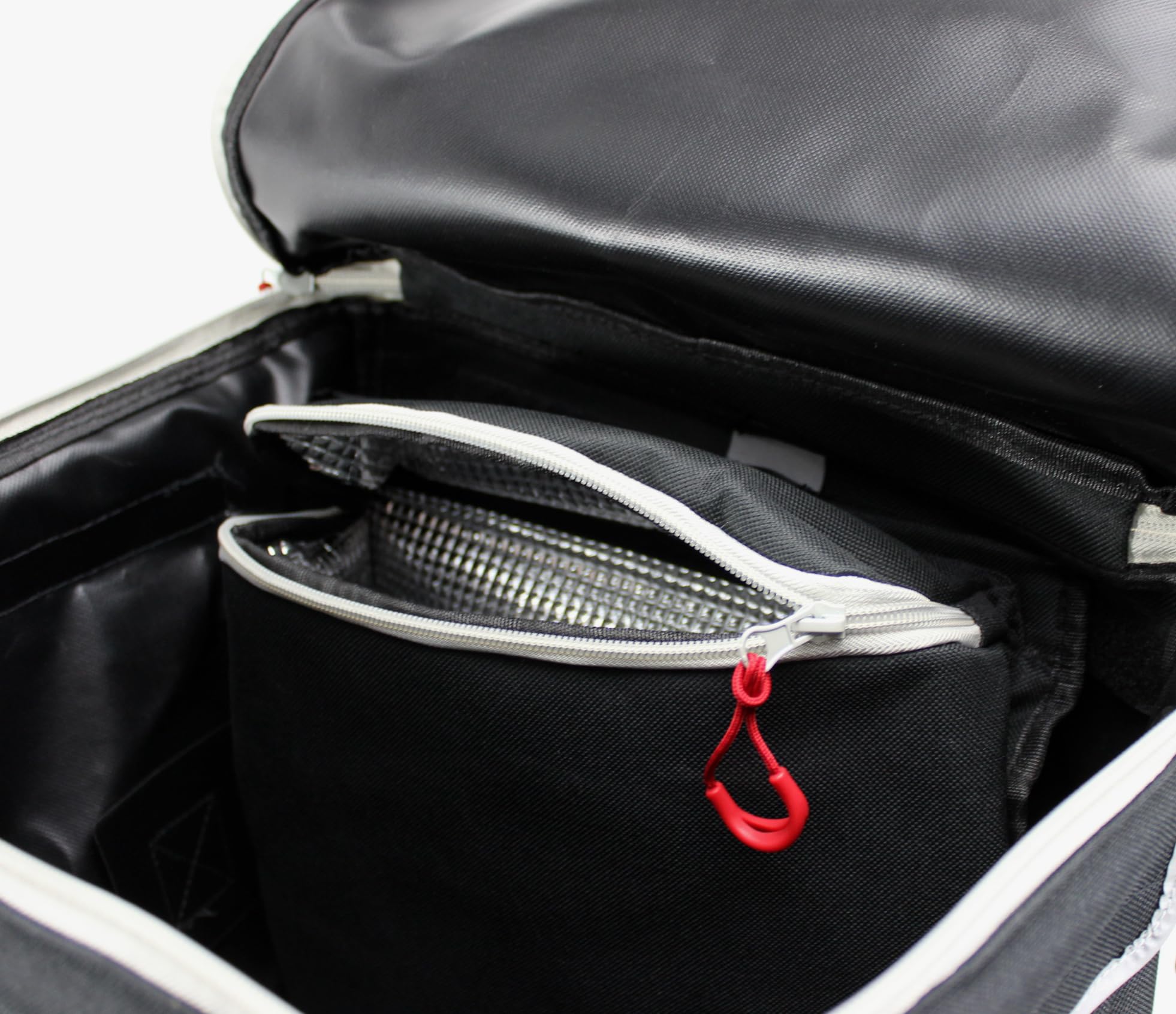 EINKAUFSTROLLEY 40 L faltbar 3in1 mit Kühltasche, schwarz Alurahmen frisch klappbar, robust kugelgelagert