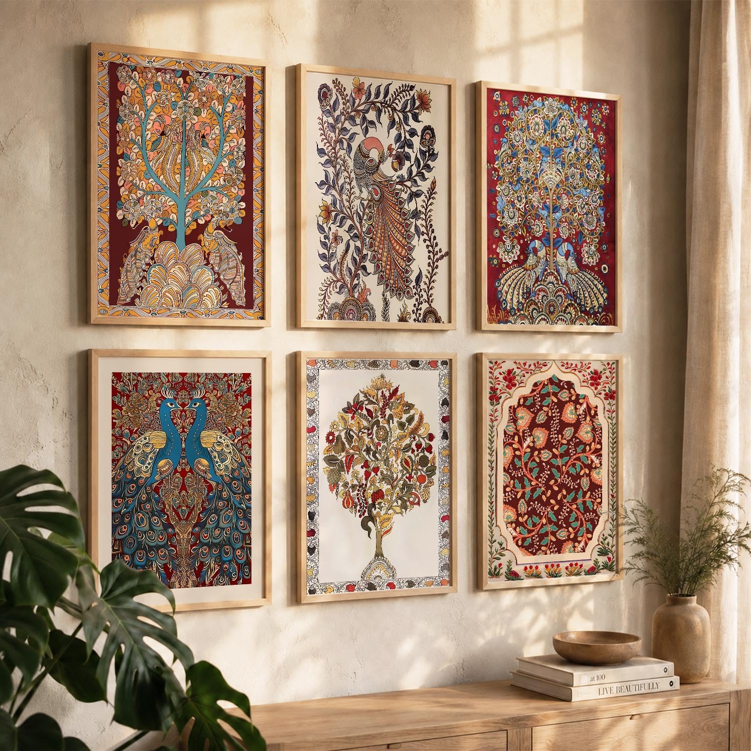 Kotart Madhubani Wall Art - Framed Paintings -22 Kotart Madhubani Wall Art - Framed Paintings -22