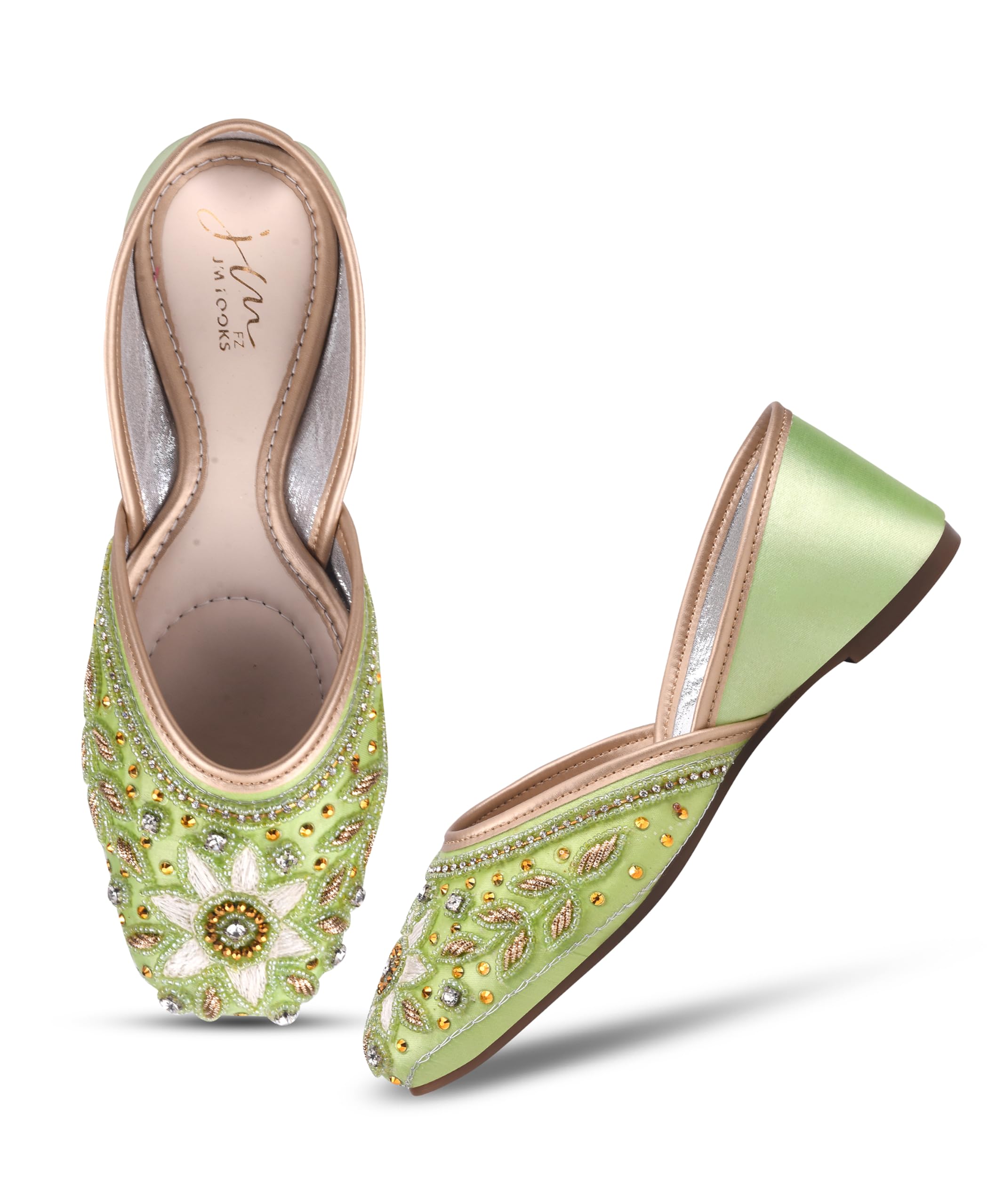 Women’s Handcrafted Embellished Ethnic Punjabi Jutti | Traditional Wedding & Festive Looks Flats Juttis-image-16