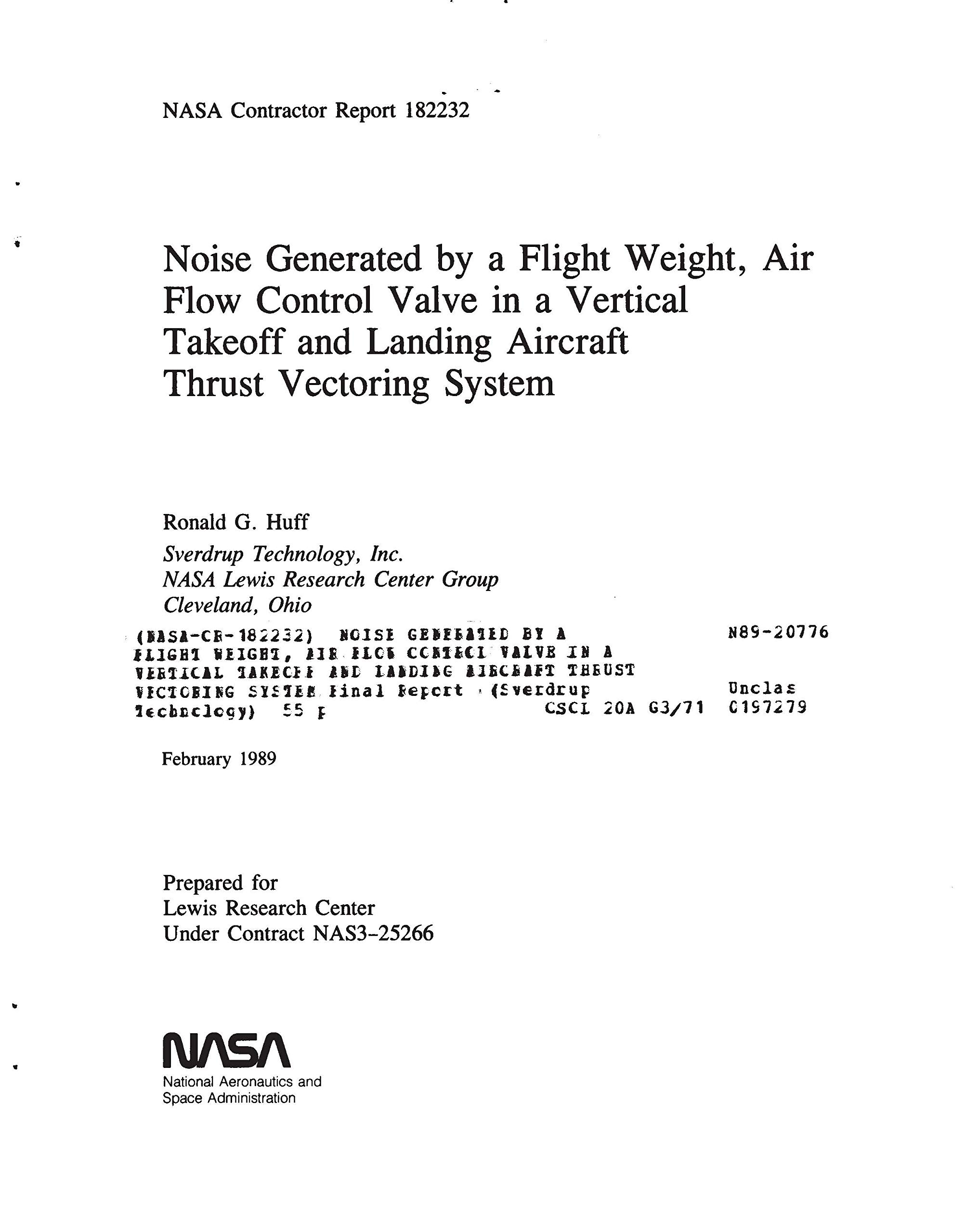 Buy Noise generated by a flight weight, air flow control valve in a