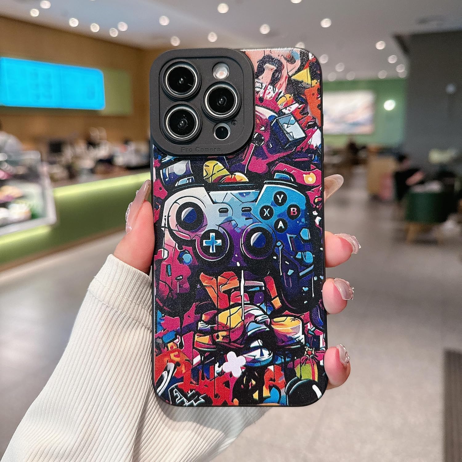 2 Pack Designer Gamer Phone Case for iPhone 16, Soft TPU Full Protection, Slim Fit and Nice Touch Feel, Ideal for Kids Boys Men - Image 4