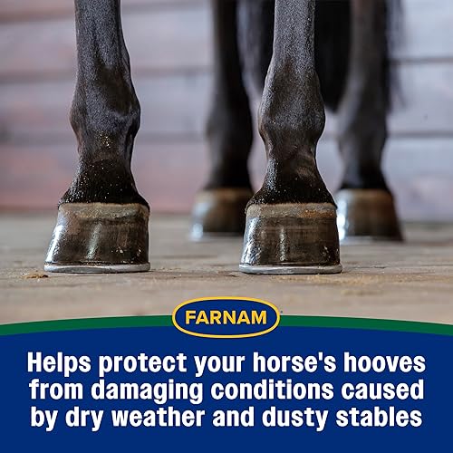 Vista 4 de Farnam Rain Maker - Hidratante y acondicionador de pezuñas de triple acción, protección contra el clima seco, grietas, divisiones, talones