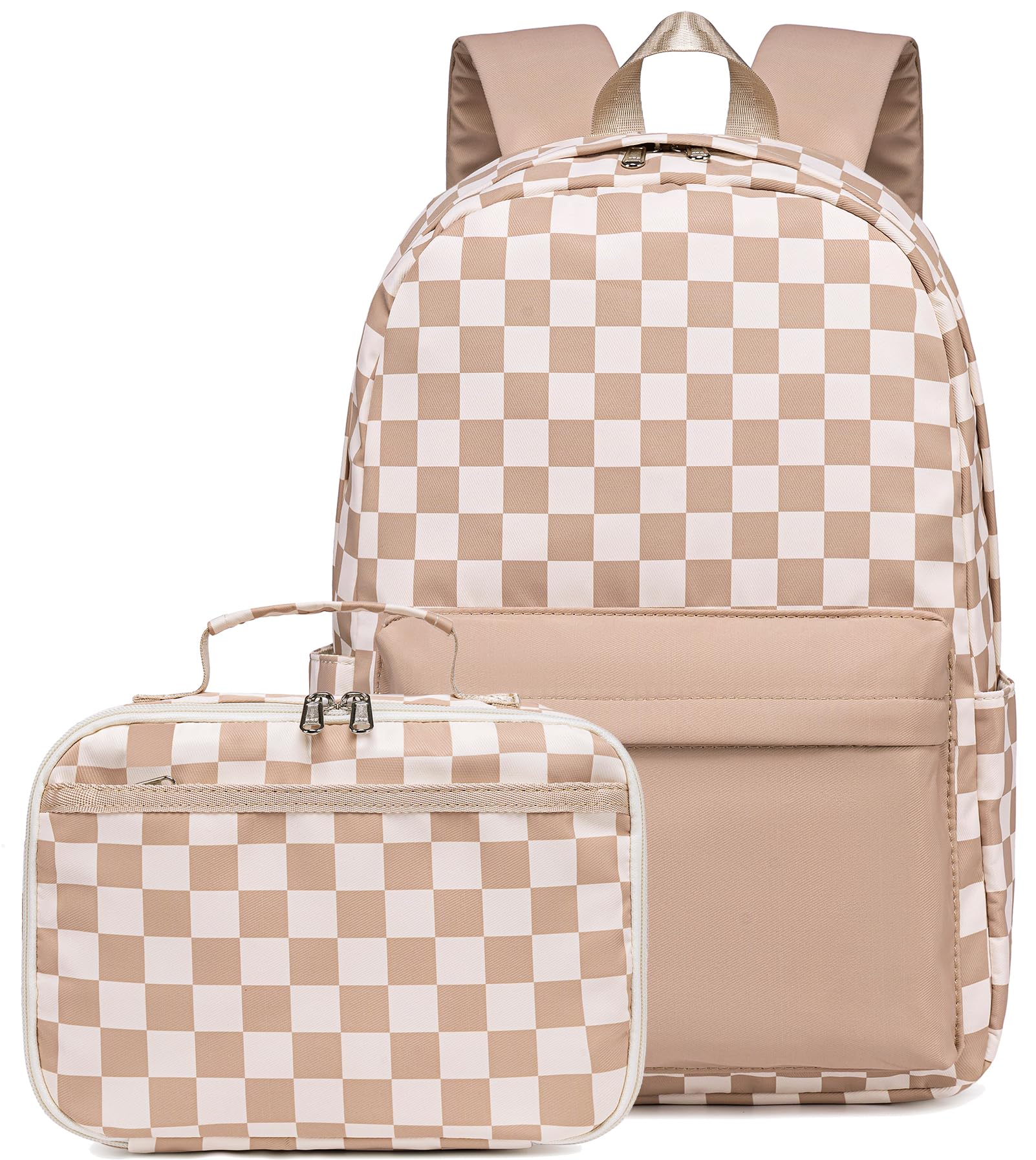 LEDAOU Kids School Backpack with Lunch Box for Girls Boys Kindergarten Elementary School Bookbag Preschool Toddler Backpack