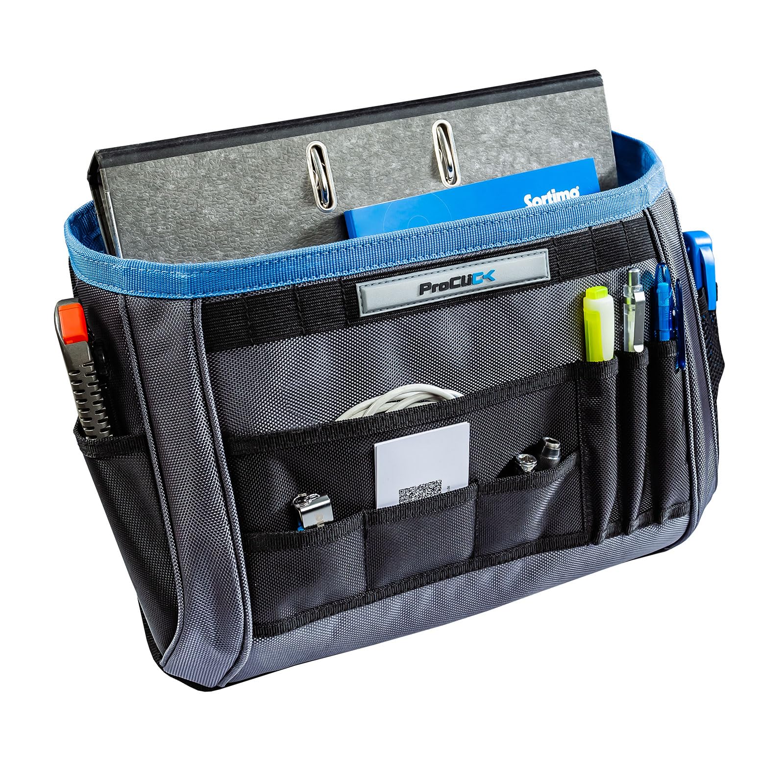 Sortimo AutoAssistent + Office Organizer – Set nero/blu/grigio
