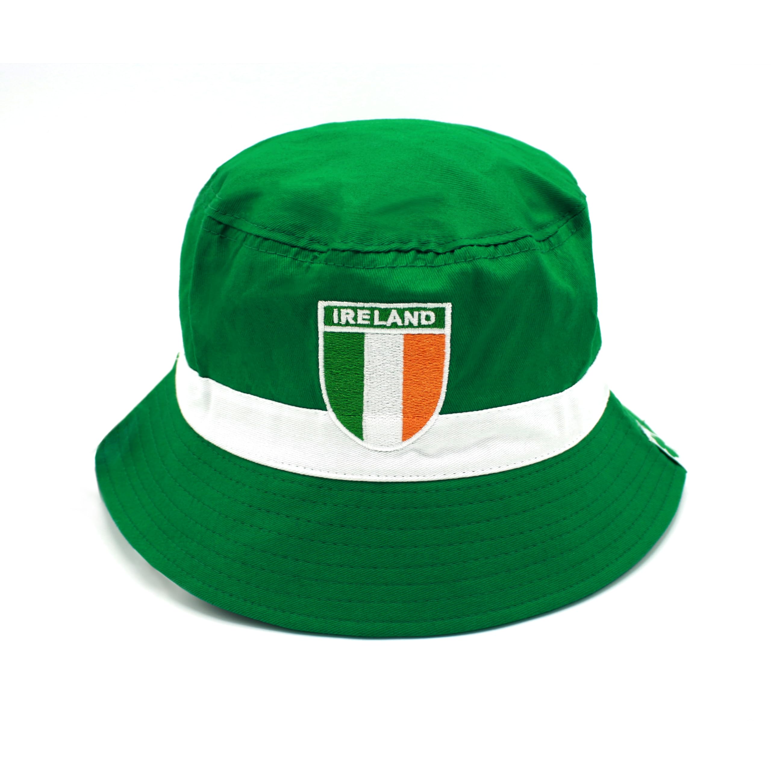 Ireland Bucket HAT - St Patrick's Day Irish Football Rugby World Cup Fans Unisex Adults Cotton Hat, Supporters Fans Fancy Dress