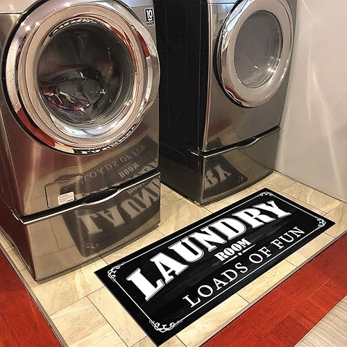 Miniatura 3 de Ukeler - Alfombra antideslizante, antifatiga, para cuarto de lavado, lavadero, baño, cocina