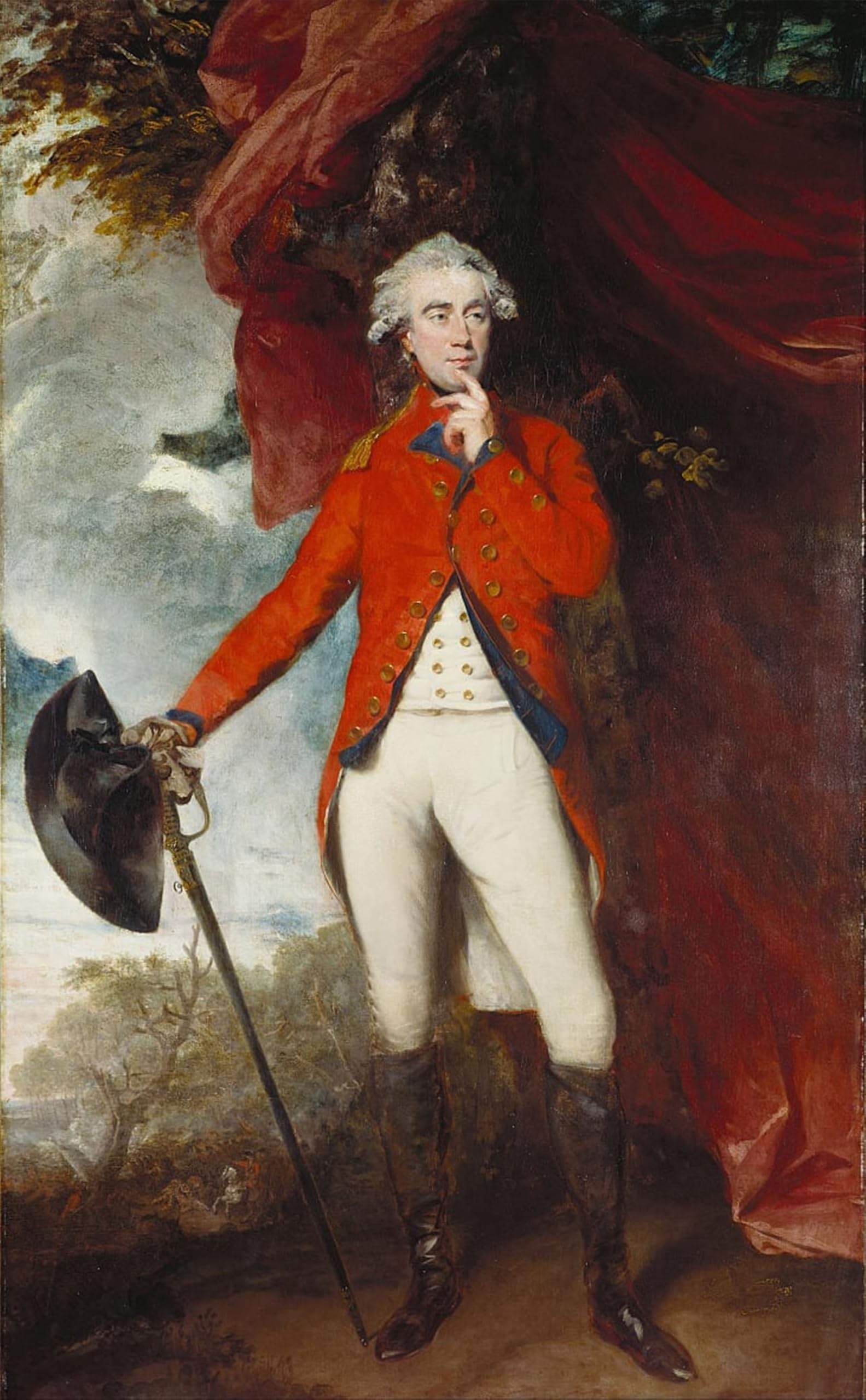 ARTXLXXBN Famous Painting Art Wall Decor Abstract Art Picture Rawdon-hastings Second Earl of Moira and First Marquess of Hastings by Joshua Reynolds Animal Pictures for Home Decor 60x90cm