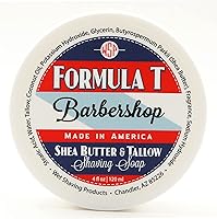Vista 1 de Jabón de afeitar WSP Formula T (Barbería) 4 Oz Hecho con Manteca de Karité y Sarga
